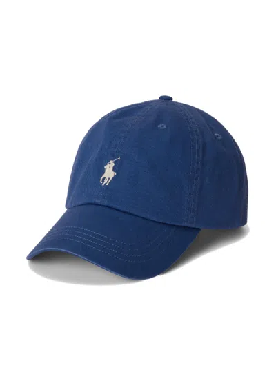 Polo Ralph Lauren Logo Baseball Cap In Blue