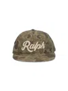 Polo Ralph Lauren Curved Brim Camouflage Pattern Hats In Green