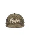 Polo Ralph Lauren Curved Brim Camouflage Pattern Hats In Green