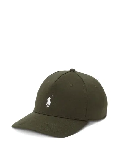 Polo Ralph Lauren Logo Baseball Cap In Green