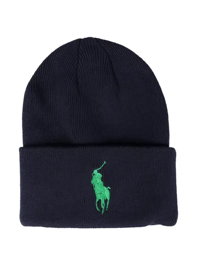 Polo Ralph Lauren Logo Beanie Hat In Animal Print