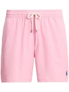 Polo Ralph Lauren Traveler Straight-leg Mid-length Recycled Swim Shorts In Garden Pink