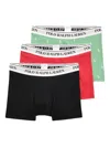 Polo Ralph Lauren Logo Boxers (set Of Three) In Black