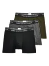 Polo Ralph Lauren Logo Boxers (set Of Three) In Black
