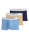 Polo Ralph Lauren Logo Boxers (set Of Three) In Multi