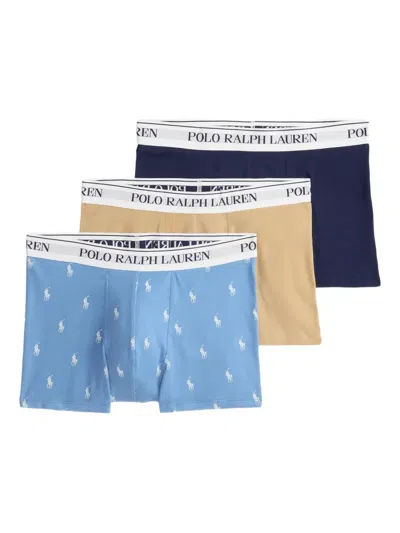 Polo Ralph Lauren Logo Boxers (set Of Three) In Multi