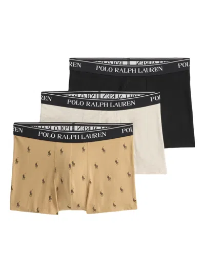 Polo Ralph Lauren Logo Boxers (set Of Three) In Multi