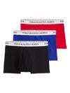 Polo Ralph Lauren Logo Boxers (set Of Three) In Blue