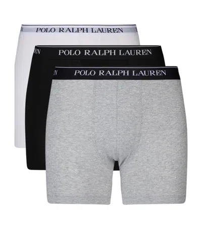 Polo Ralph Lauren Stretch-cotton Boxer Briefs In White