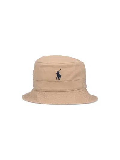 POLO RALPH LAUREN LOGO BUCKET HAT