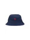 Polo Ralph Lauren Embroidered-logo Bucket Hat In Blue