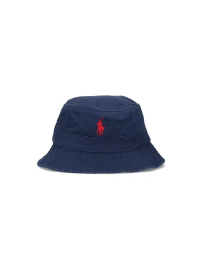 POLO RALPH LAUREN LOGO BUCKET HAT