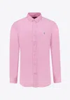Polo Ralph Lauren Linen Shirt With Logo Embroidery