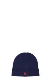 Polo Ralph Lauren Woolen Beanie Hat In Blu