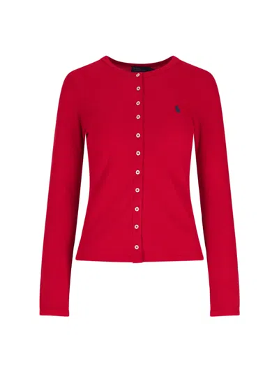 POLO RALPH LAUREN LOGO CARDIGAN