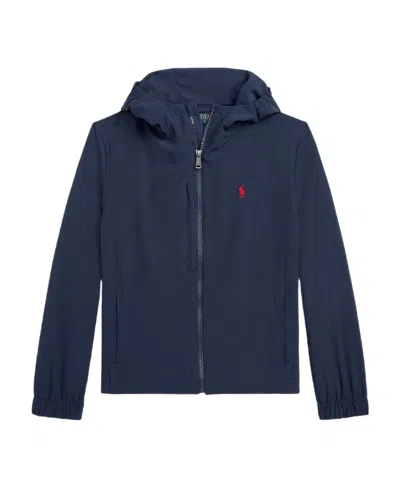 Polo Ralph Lauren Logo Casual Jacket In Blue