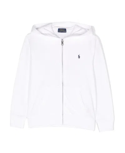 Polo Ralph Lauren Logo Casual Jacket In White