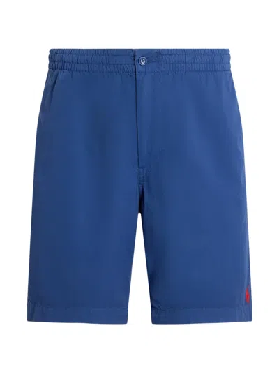Polo Ralph Lauren Logo Chino Shorts In Blue