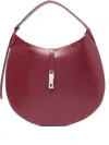 Polo Ralph Lauren Logo-clasp Leather Shoulder Bag In Red