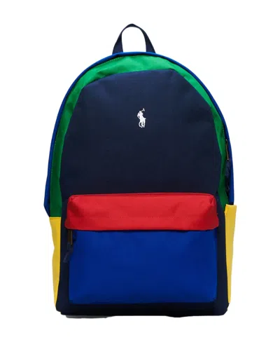 Polo Ralph Lauren Logo Color Backpack In Blue | ModeSens