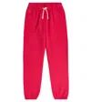 Polo Ralph Lauren Logo Cotton-blend Sweatpants In Pink