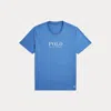 Polo Ralph Lauren Patchwork-effect Cotton T-shirt In Blue