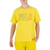 Polo Ralph Lauren Logo Cotton Jersey T-shirt In Yellow