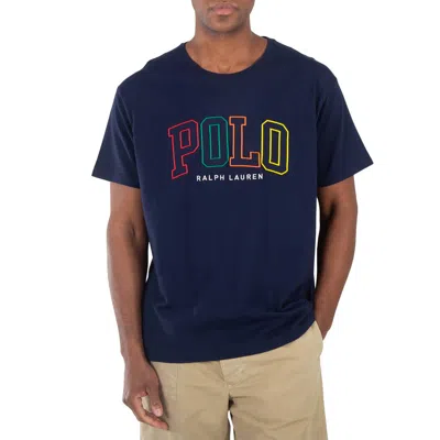 Polo Ralph Lauren Logo Cotton Jersey T-shirt In Blue