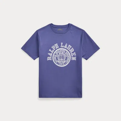 Polo Ralph Lauren Kids' Logo Cotton Jersey Tee In Classic Blue