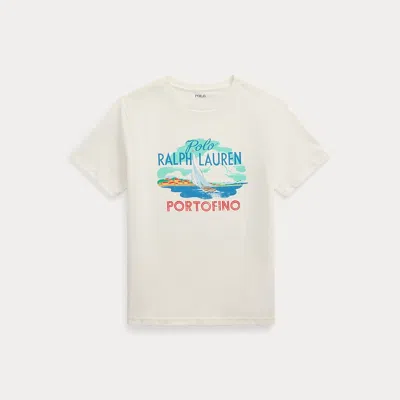POLO RALPH LAUREN LOGO COTTON JERSEY TEE