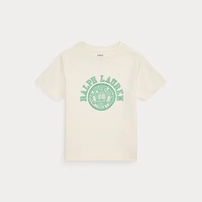 Polo Ralph Lauren Kids' Logo Cotton Jersey Tee In Nevis