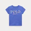 Polo Ralph Lauren Logo Cotton Jersey Tee In Scottsdale Blue