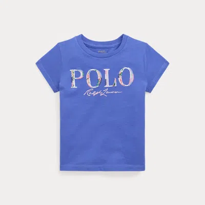 Polo Ralph Lauren Kids' Logo Cotton Jersey Tee In Scottsdale Blue