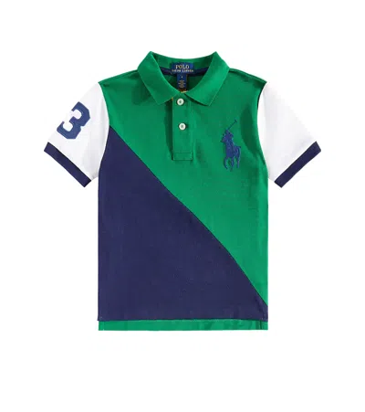 Polo Ralph Lauren Kids' Polo Pony Cotton Polo Shirt In Green