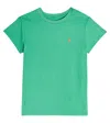 Polo Ralph Lauren Logo Cotton T-shirt In Green
