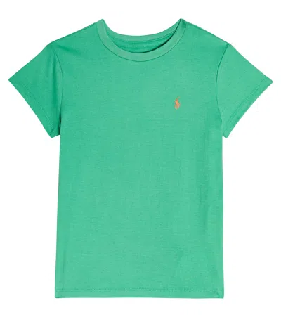 Polo Ralph Lauren Kids' Logo Cotton T-shirt In Green