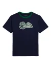 Polo Ralph Lauren Big Boys Logo Color Blocked T-shirt In Blue