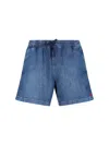 Polo Ralph Lauren Elasticated Denim Shorts In Verde