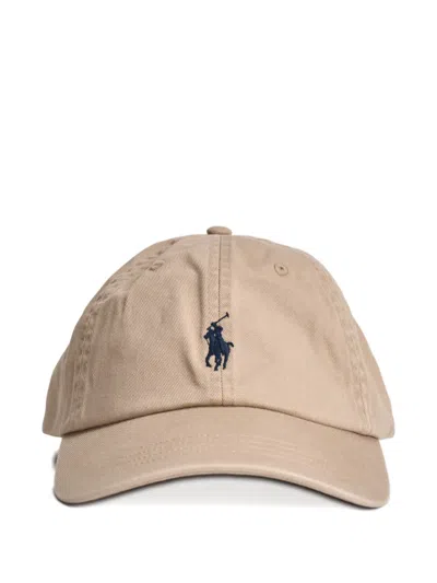 Polo Ralph Lauren Logo-detail Baseball Cap In Brown