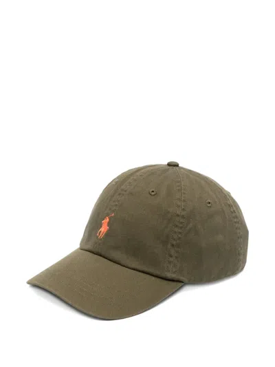 Polo Ralph Lauren Logo-detail Baseball Cap In Green