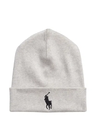 Polo Ralph Lauren Logo-detail Beanie Hat In Gold
