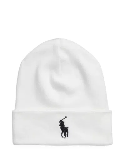 Polo Ralph Lauren Logo-detail Beanie Hat In Gray