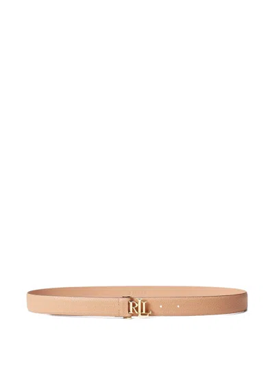 Polo Ralph Lauren Logo-detail Buckle Belt In Neutral