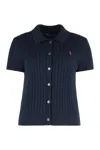 Polo Ralph Lauren Logo Detail Cotton Cardigan