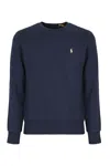 Polo Ralph Lauren Logo Detail Cotton Sweatshirt In Blue