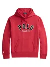Polo Ralph Lauren Ralph Lauren The Rl Fleece Western-logo Hoodie In Red