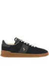 Polo Ralph Lauren Hrt Aera Pp-sneakers-low Top Lace In Gray