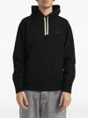 Polo Ralph Lauren Black Cotton-blend Sweatshirt In Black