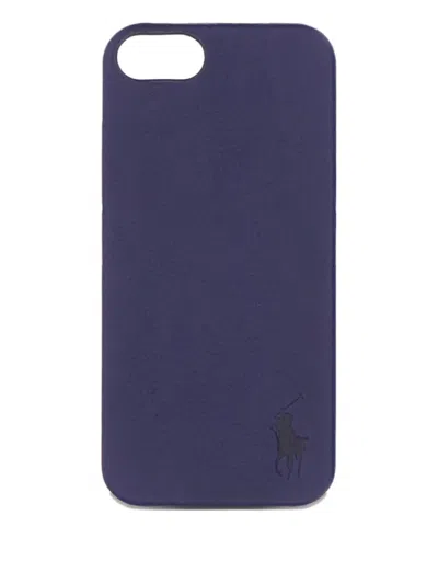 Polo Ralph Lauren Logo-detail Phone Case In Blue