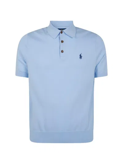 Polo Ralph Lauren Short Sleeve Polo Pony Embroidery Polo Shirt In Blue